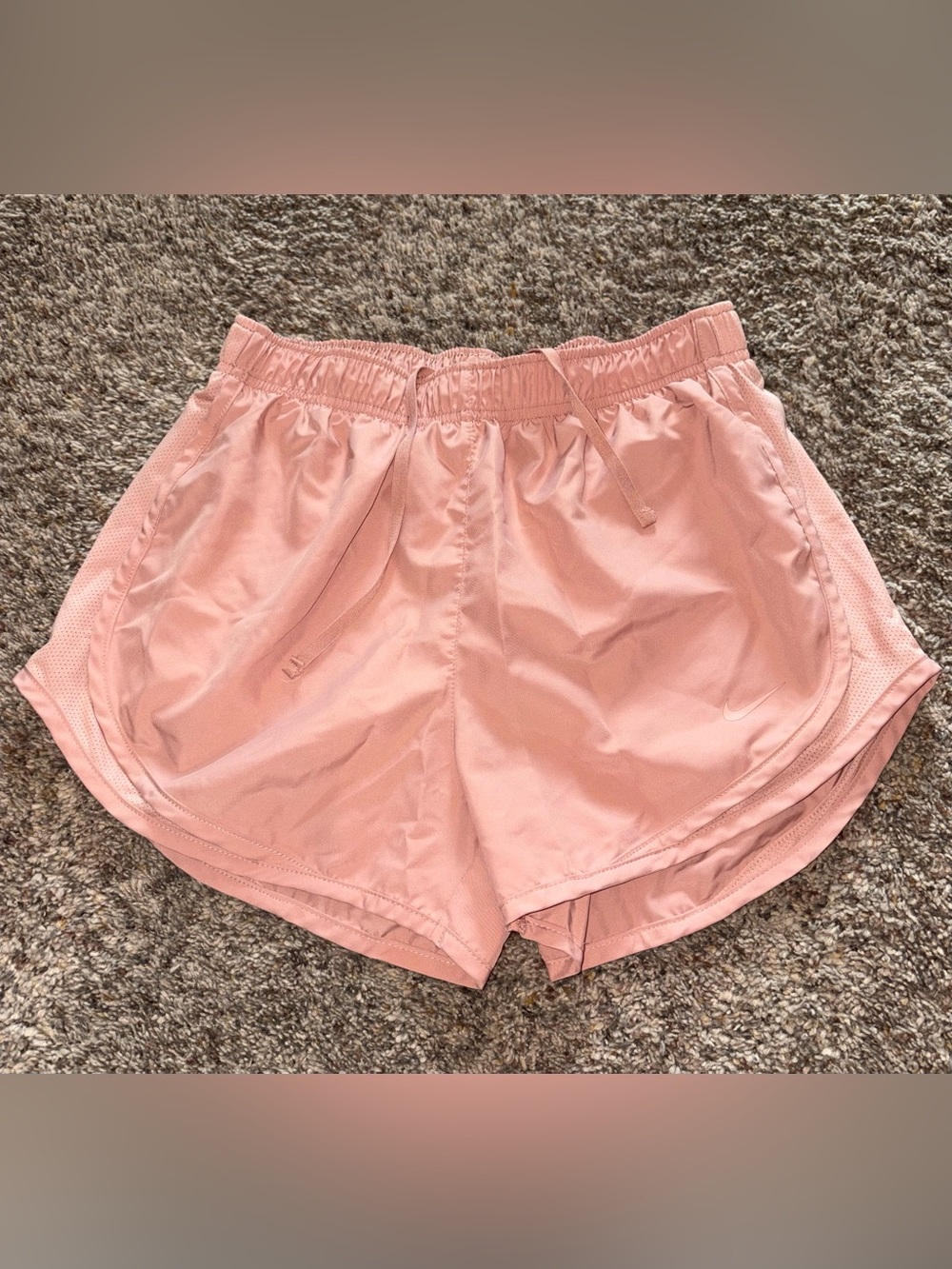 Nike Women's Light Pink Athletic Running Shorts